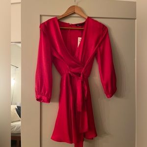 Zara Pink Romper with Tie around Center!